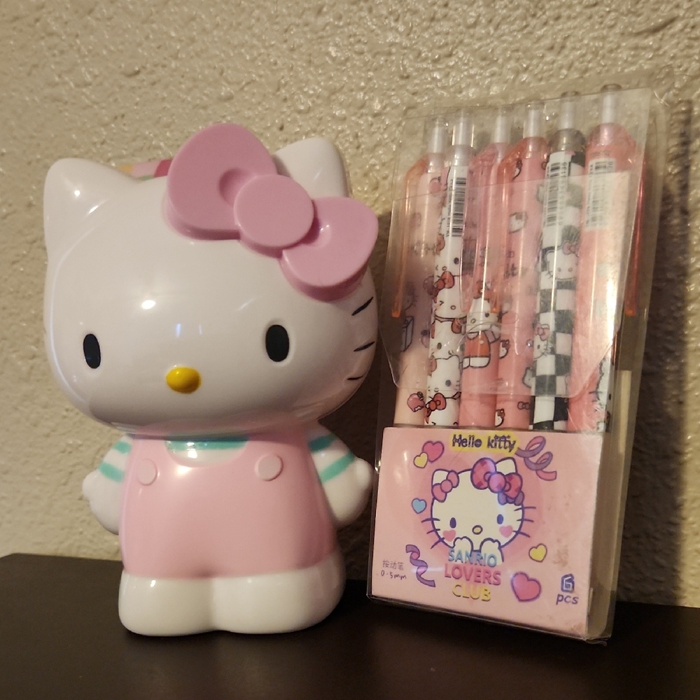 Hello Kitty Pens & Holder #11